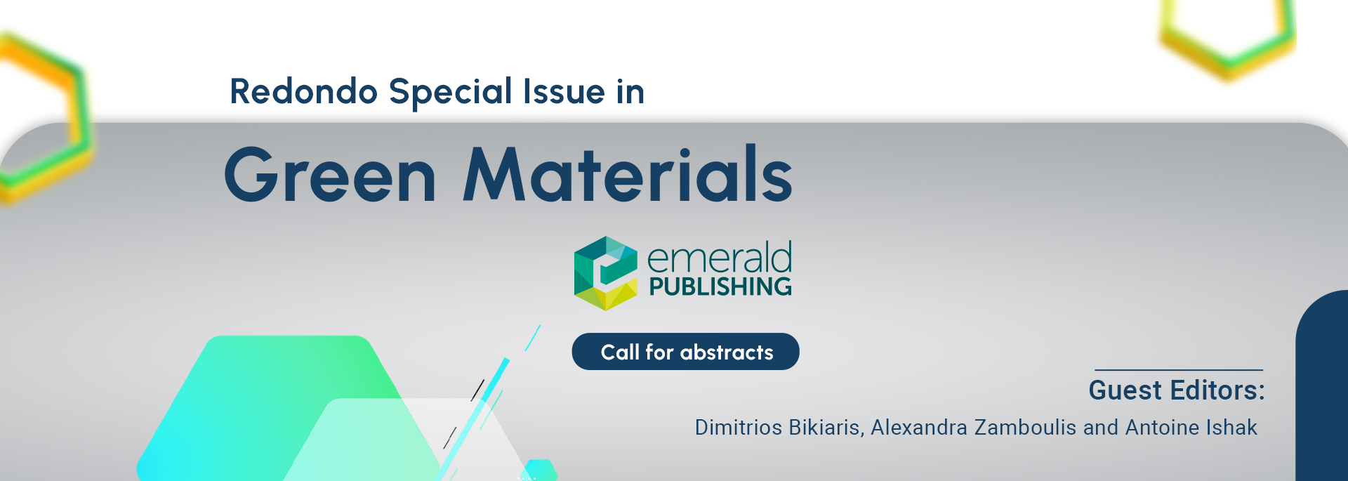 REDONDO’s Special Issue in Green materials Emerald Publishing